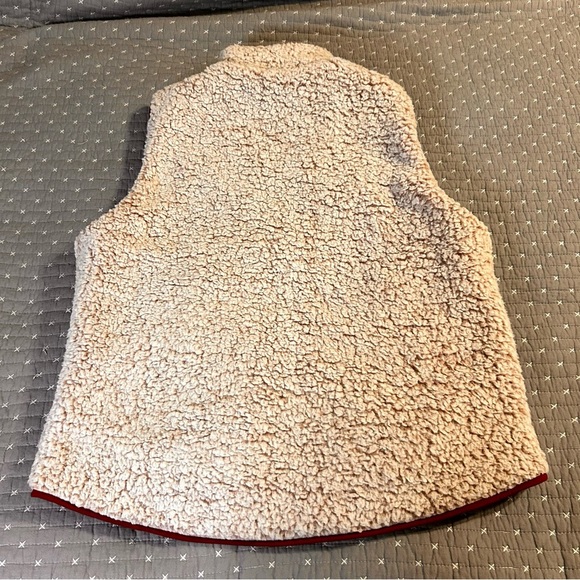 Love Tree Women’s Reversible Quilted Vest Wine and Pink Size L - Picture 5 of 7